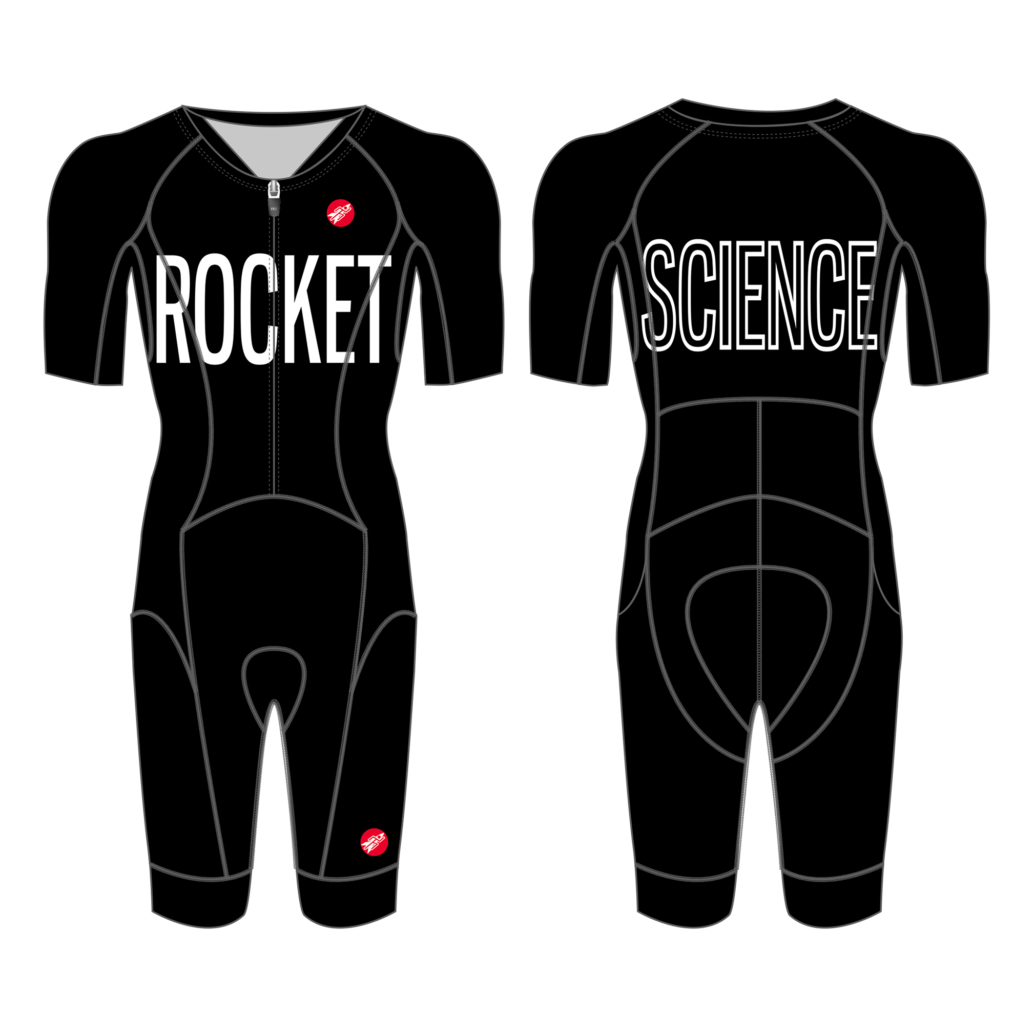 Elite Men's Time Trial Suit, Short Sleeve