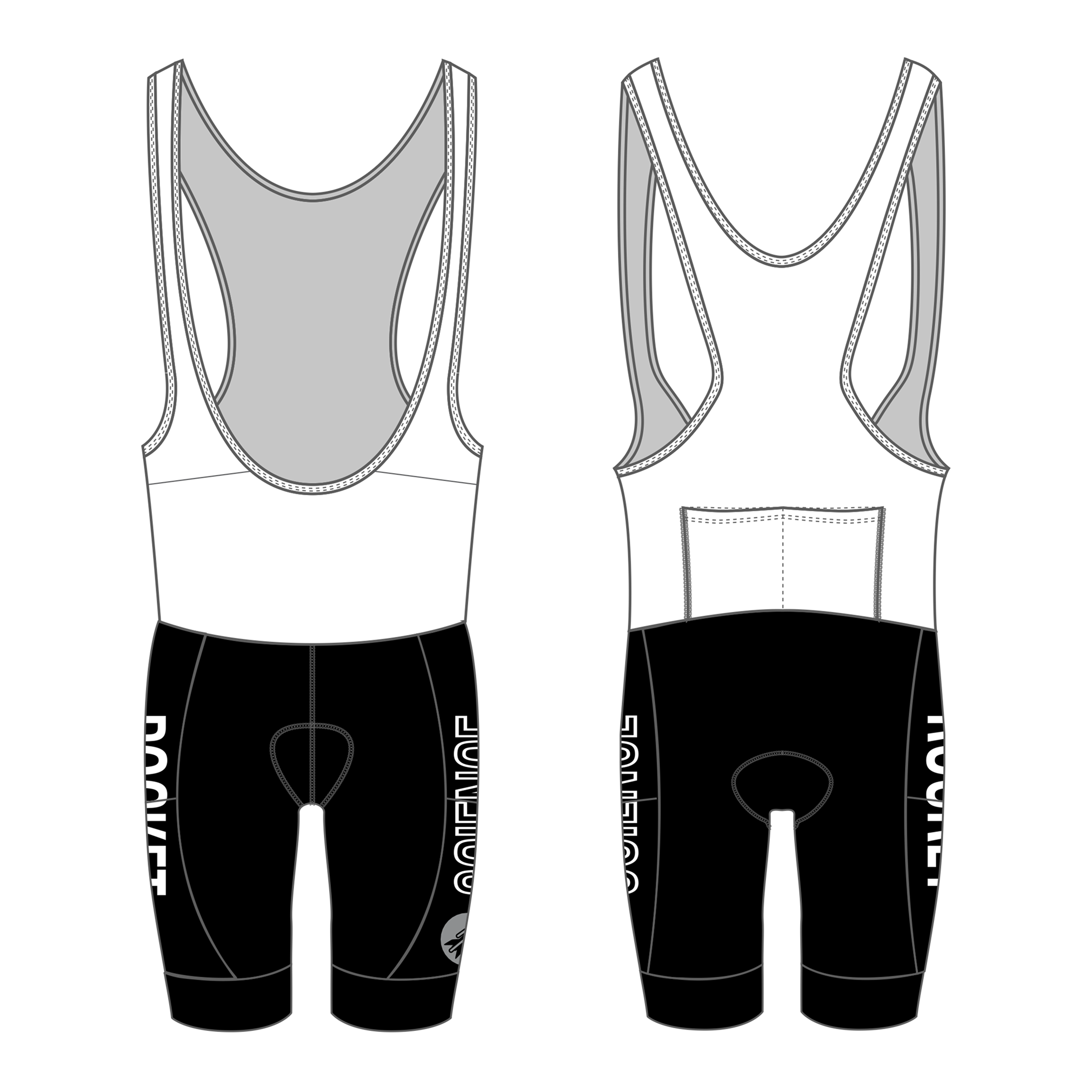 Elite Men's Bibs, Premium Padding