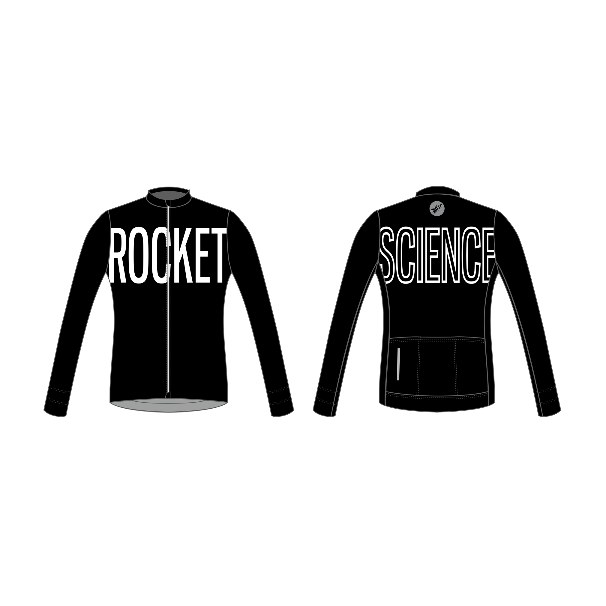 Elite Men's Cycling Jersey, Long Sleeve
