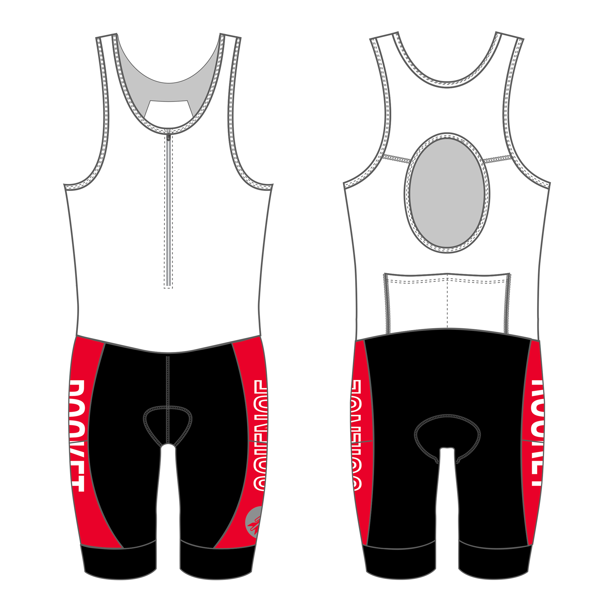 Elite Women's Bibs, Premium Padding