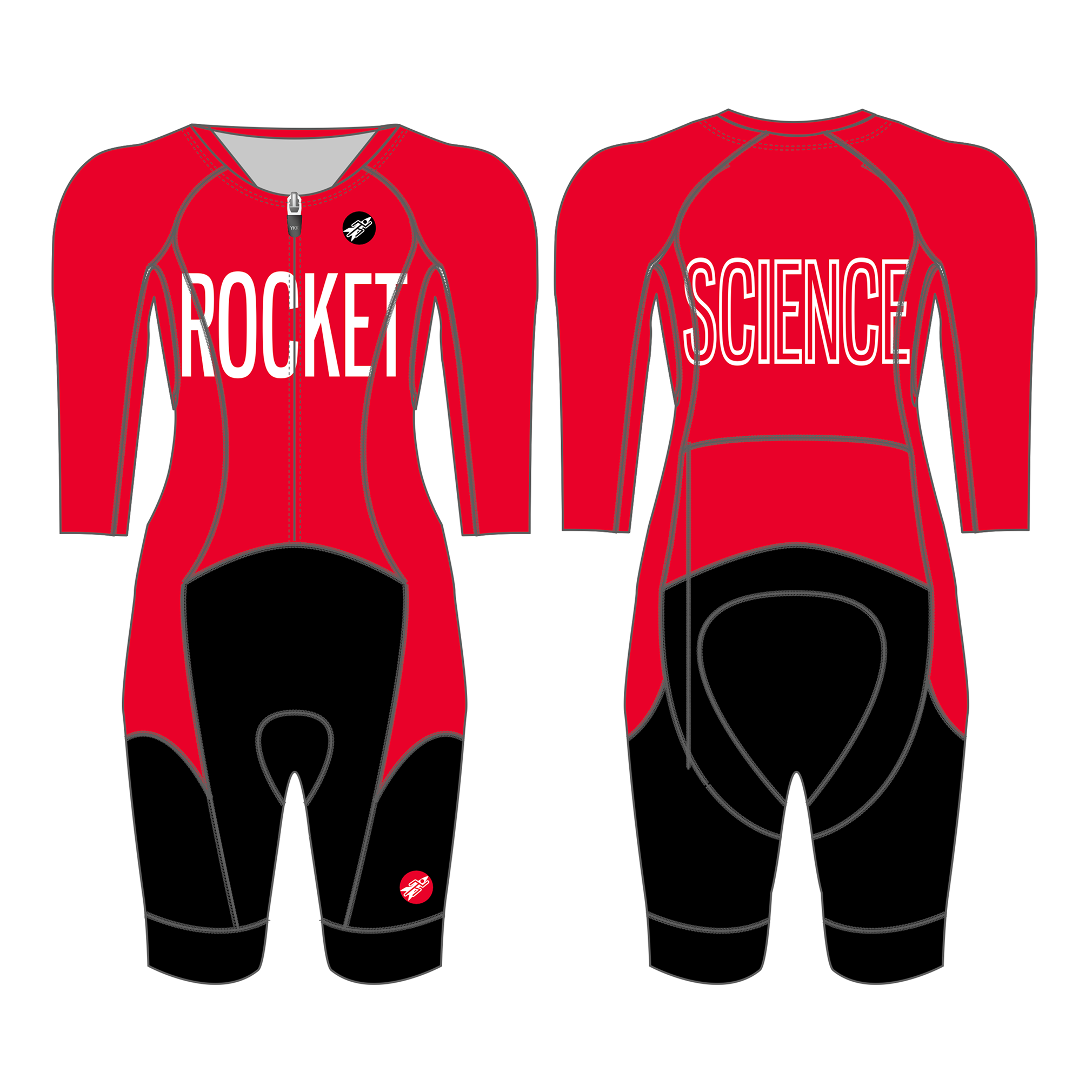 Elite Women's Time Trial Suit, Long Sleeve