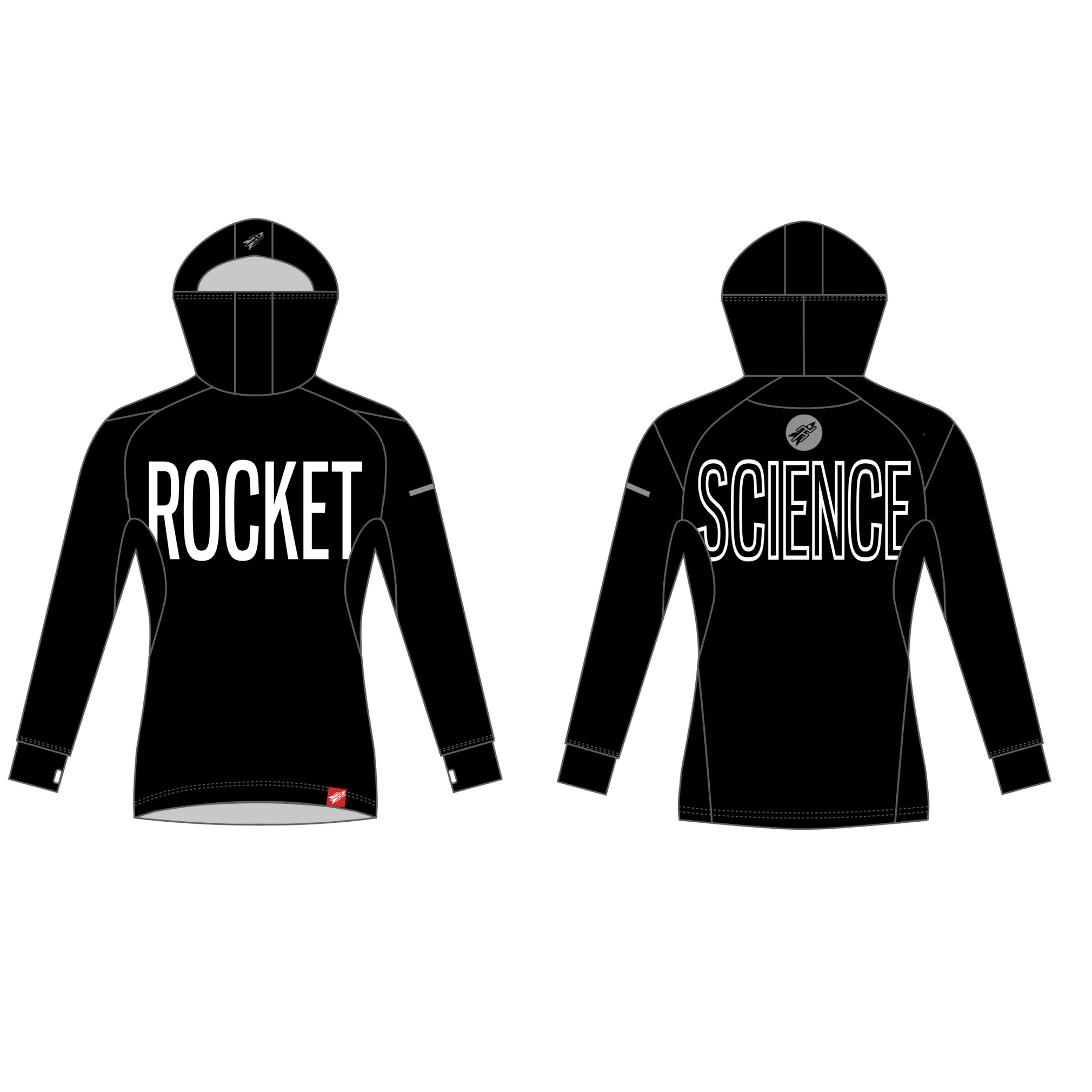Men's Hoodie With Ninja Hood