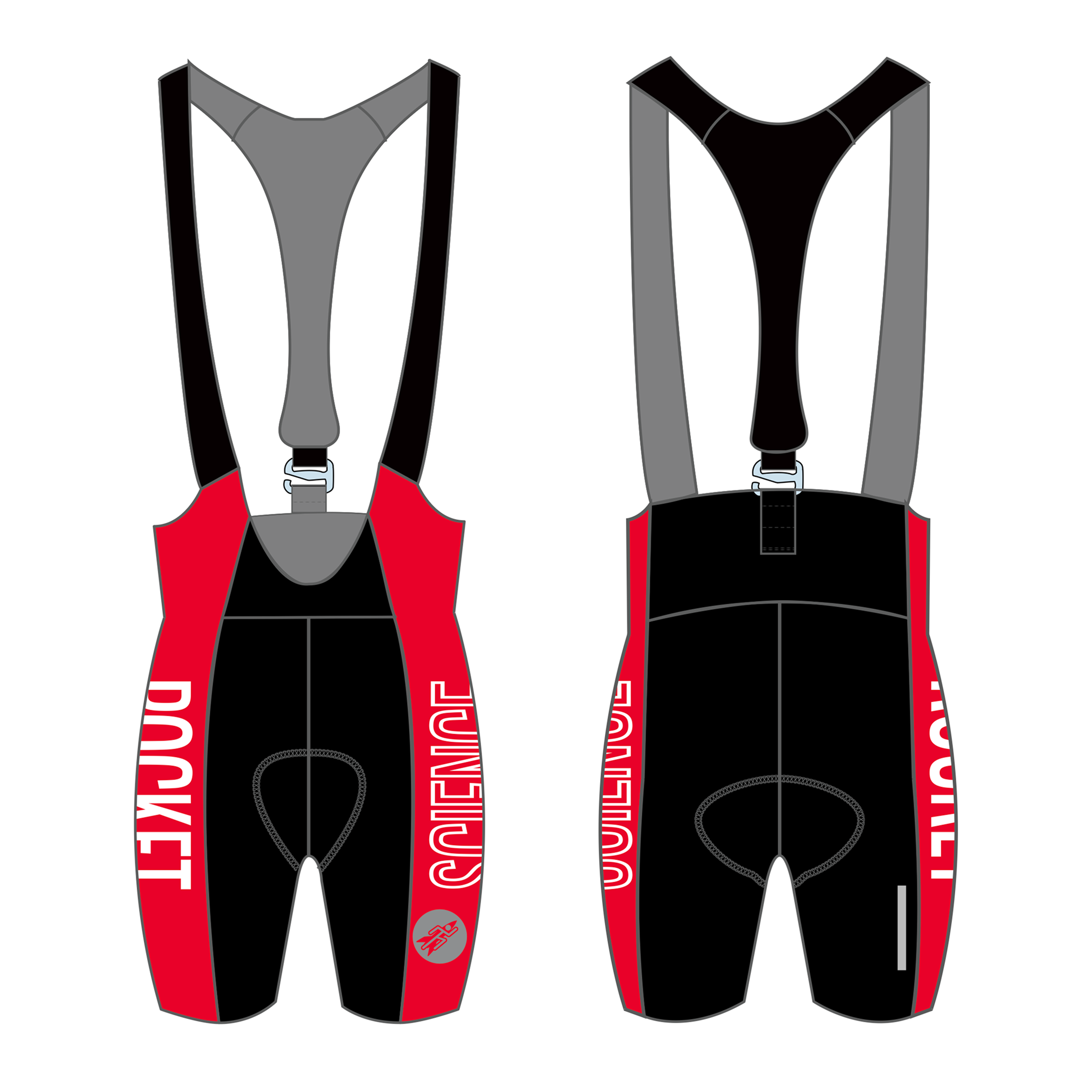 Pro+ Women's Bibs, Premium Padding