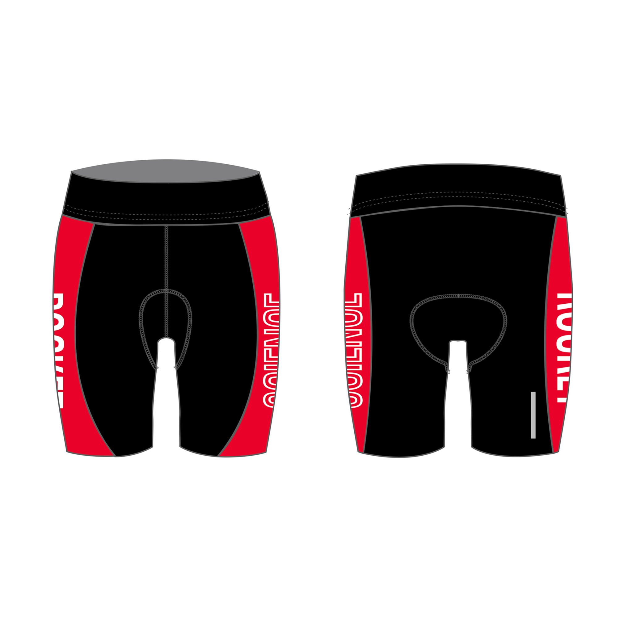 Pro+ Women's Cycling Shorts, Premium Padding, Yoga Waist Band