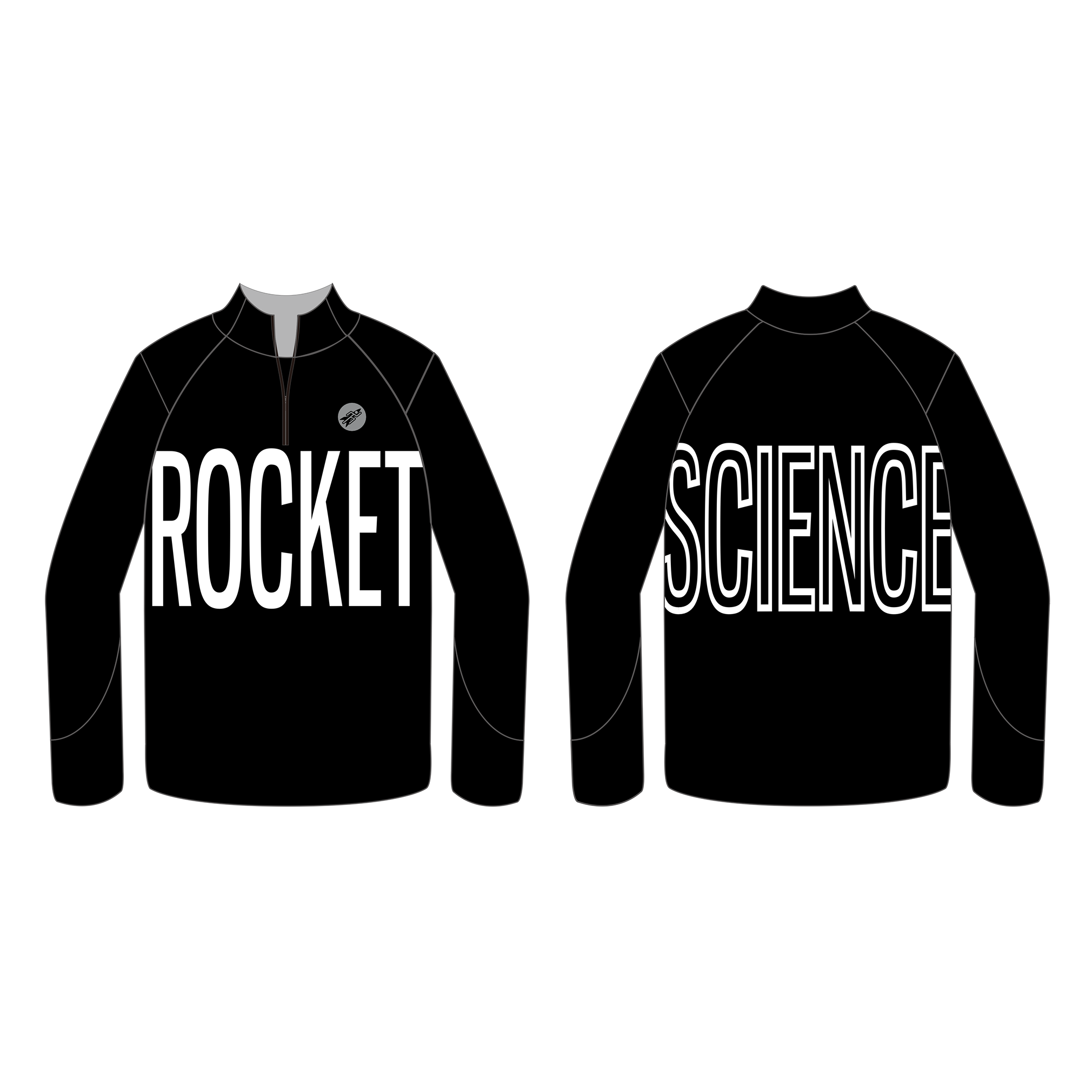 Men's Quarter Zipper Tech Long Sleeve Jersey