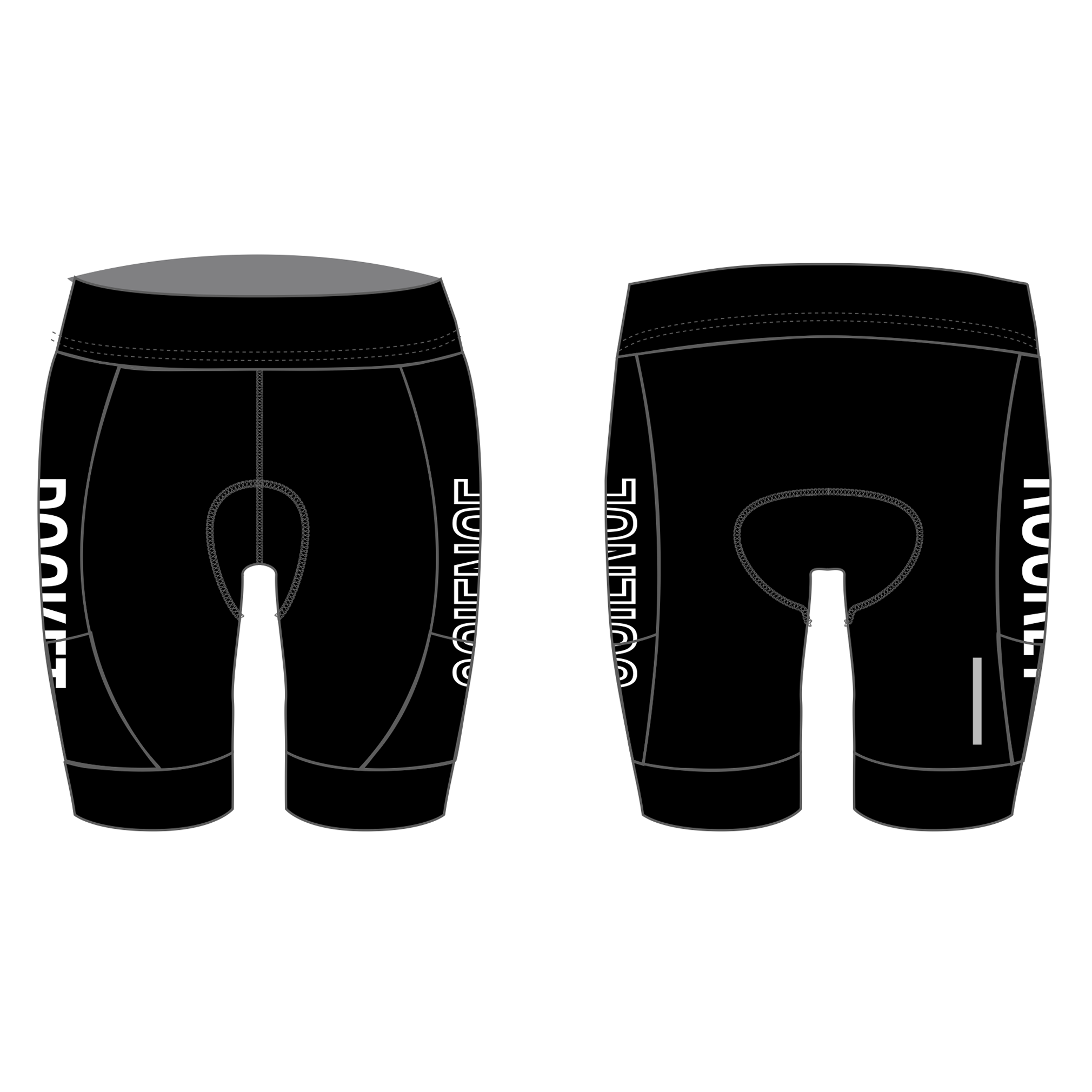 Real J&J Men's Cycling Shorts, Standard Padding
