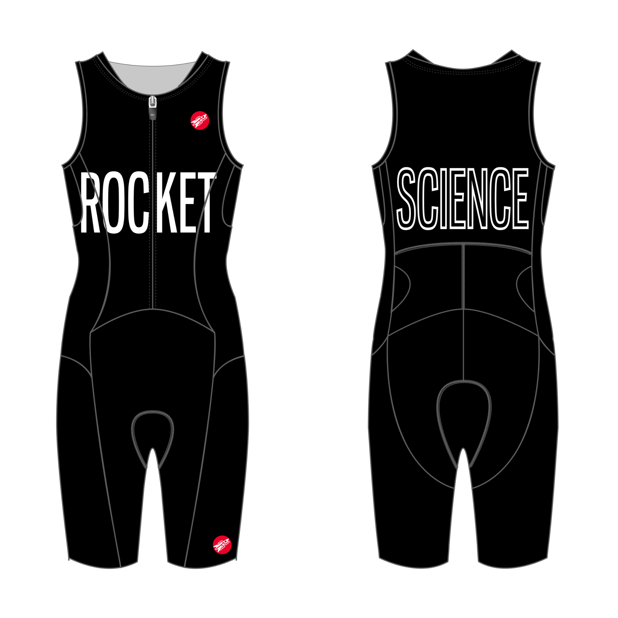 Rocket Men's, sleeveless no leg gripper