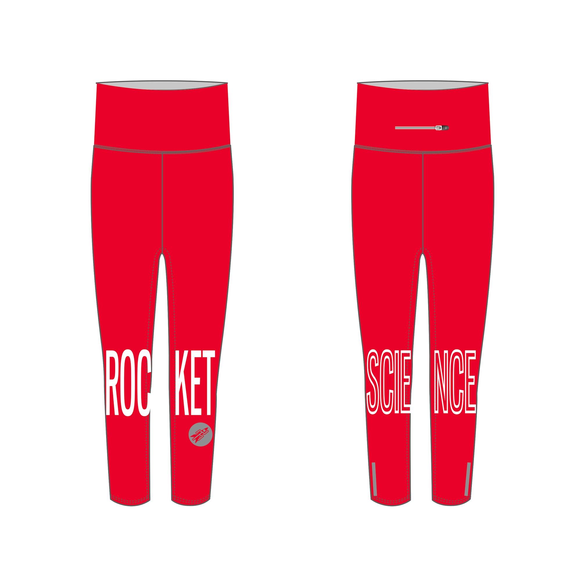 Women's Running Tights, Mid Cuff