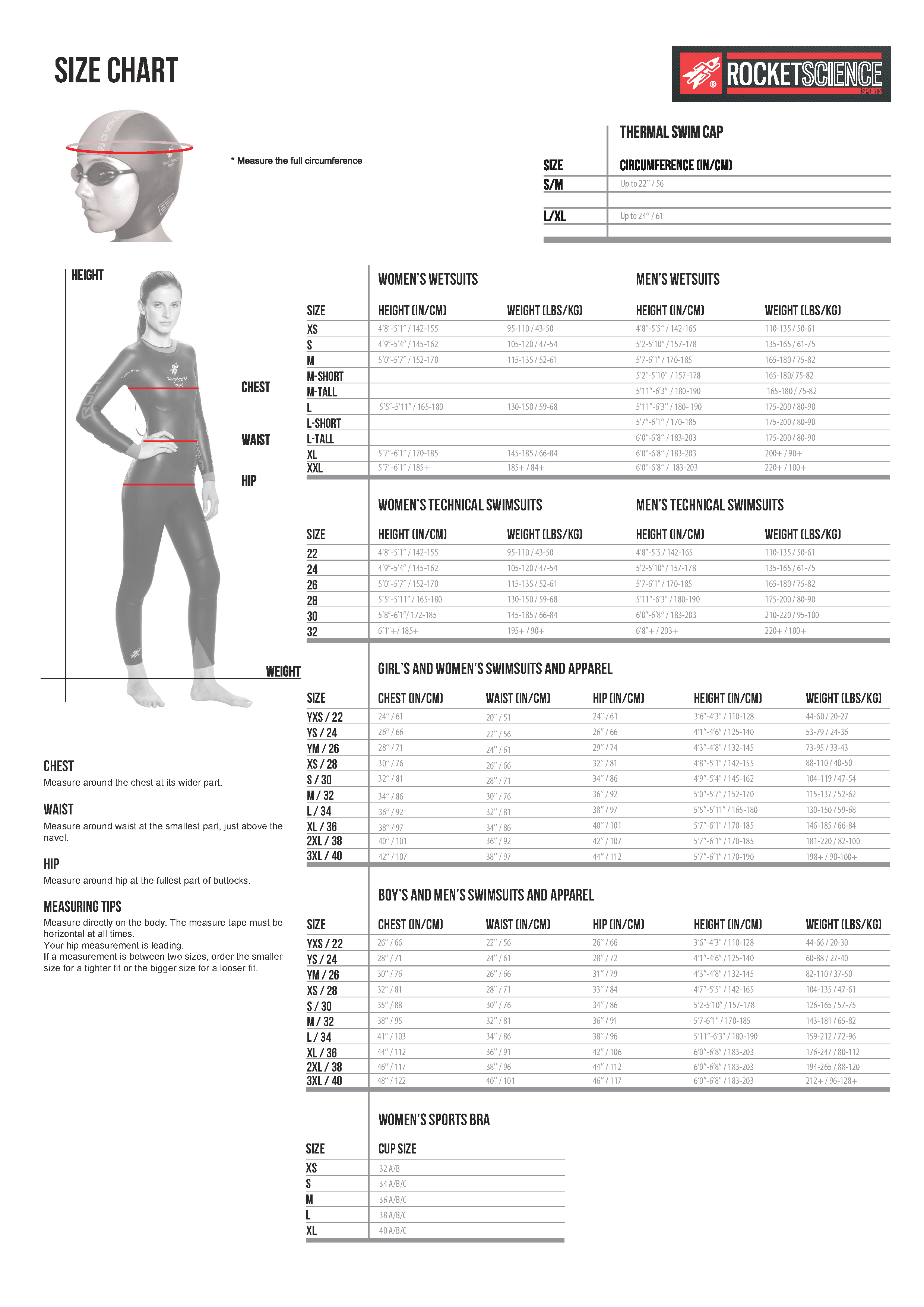 Rocket Science Sports - VIPER - MEN - LS - Wetsuit