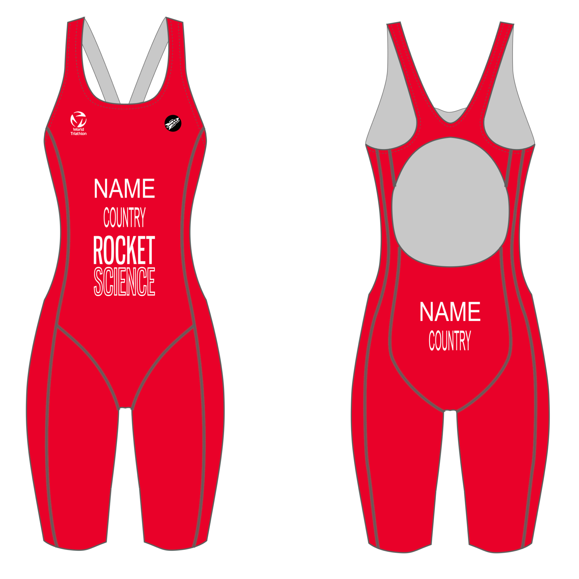 ITU Women's Kneeskin, no leg gripper