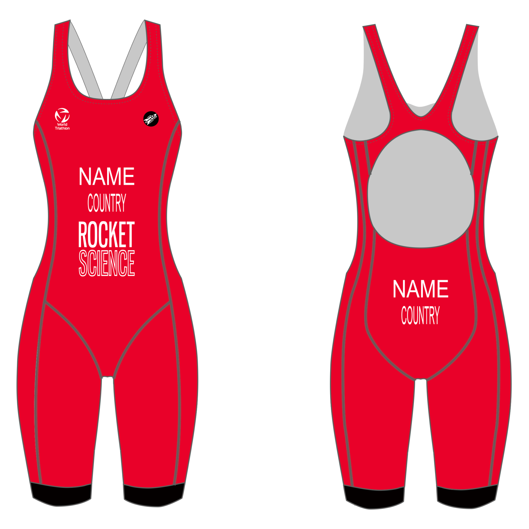 ITU Women's Kneeskin, with leg gripper
