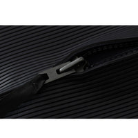 Close up of Rocket Science Sports YKK Zipper on the Venom Wetsuit