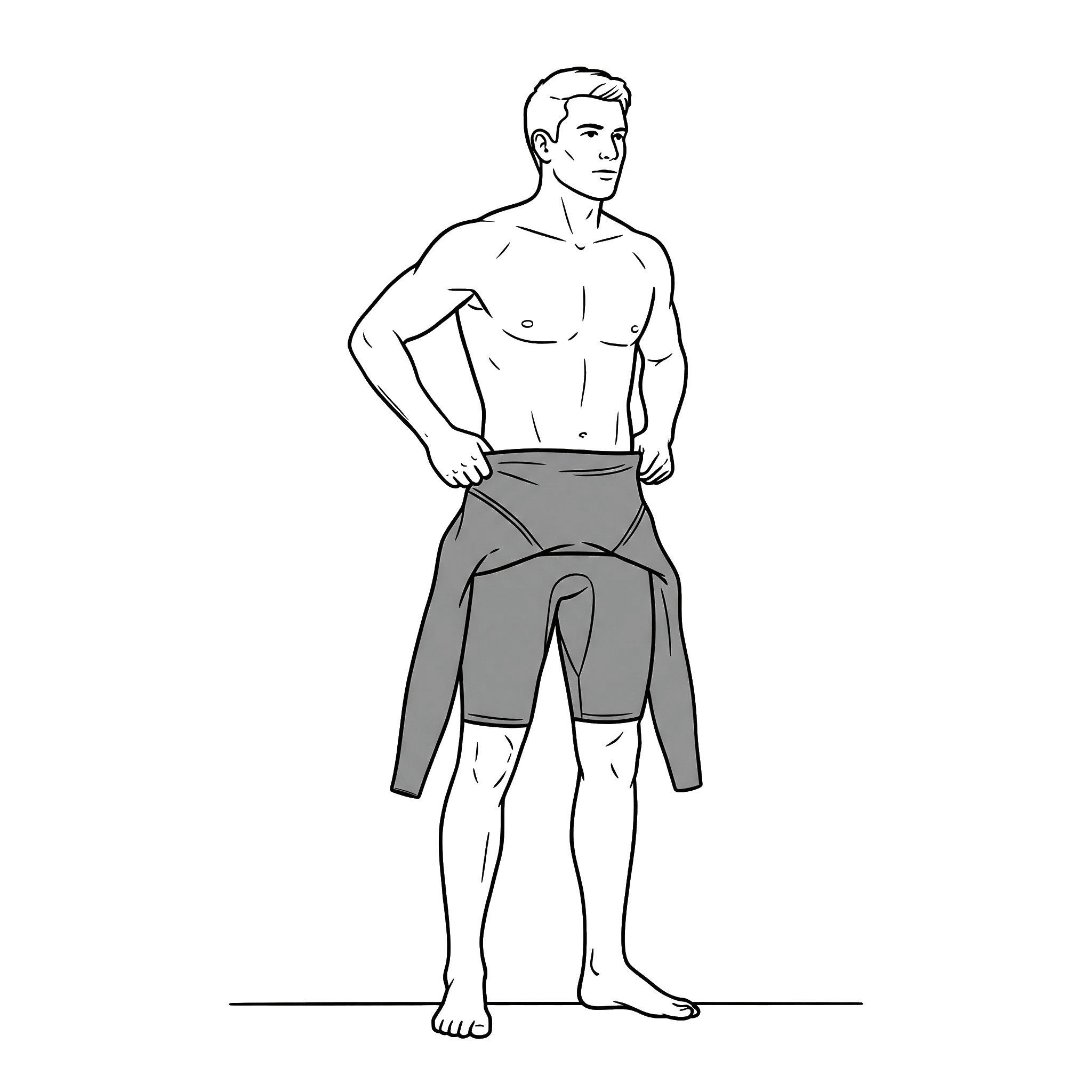 Step 2: position through the hips